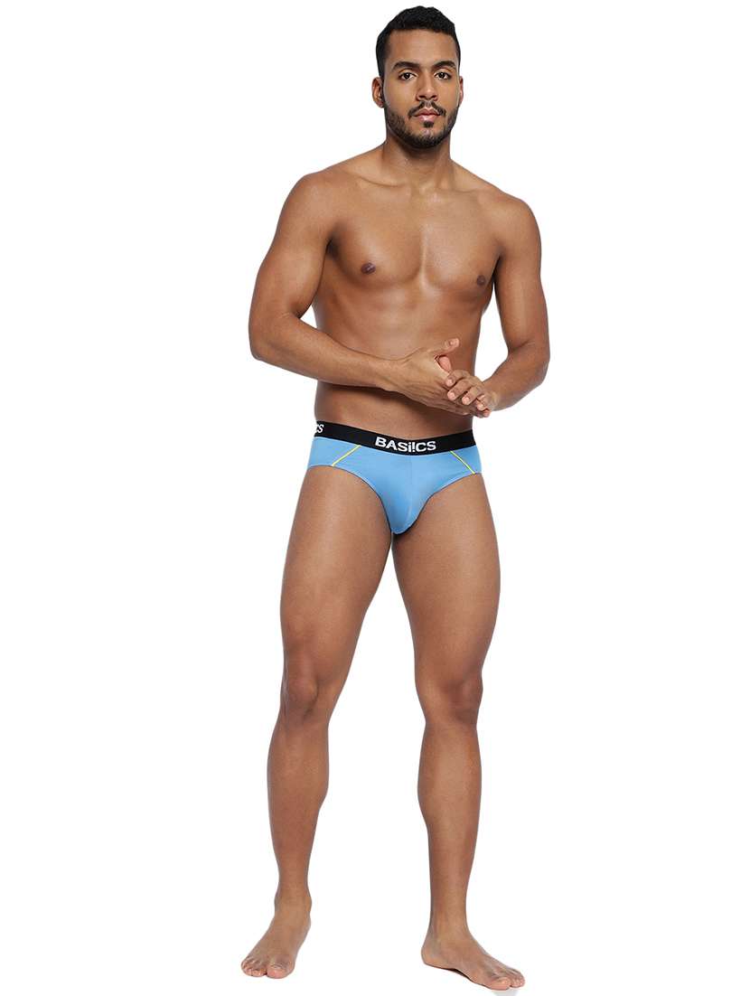 men solid low rise hipster briefs - 21679617 - Standard Image - 3