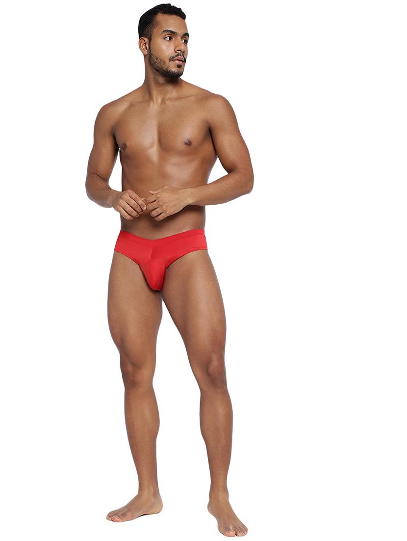 men solid low rise hipster briefs - 21679618 - Standard Image - 3