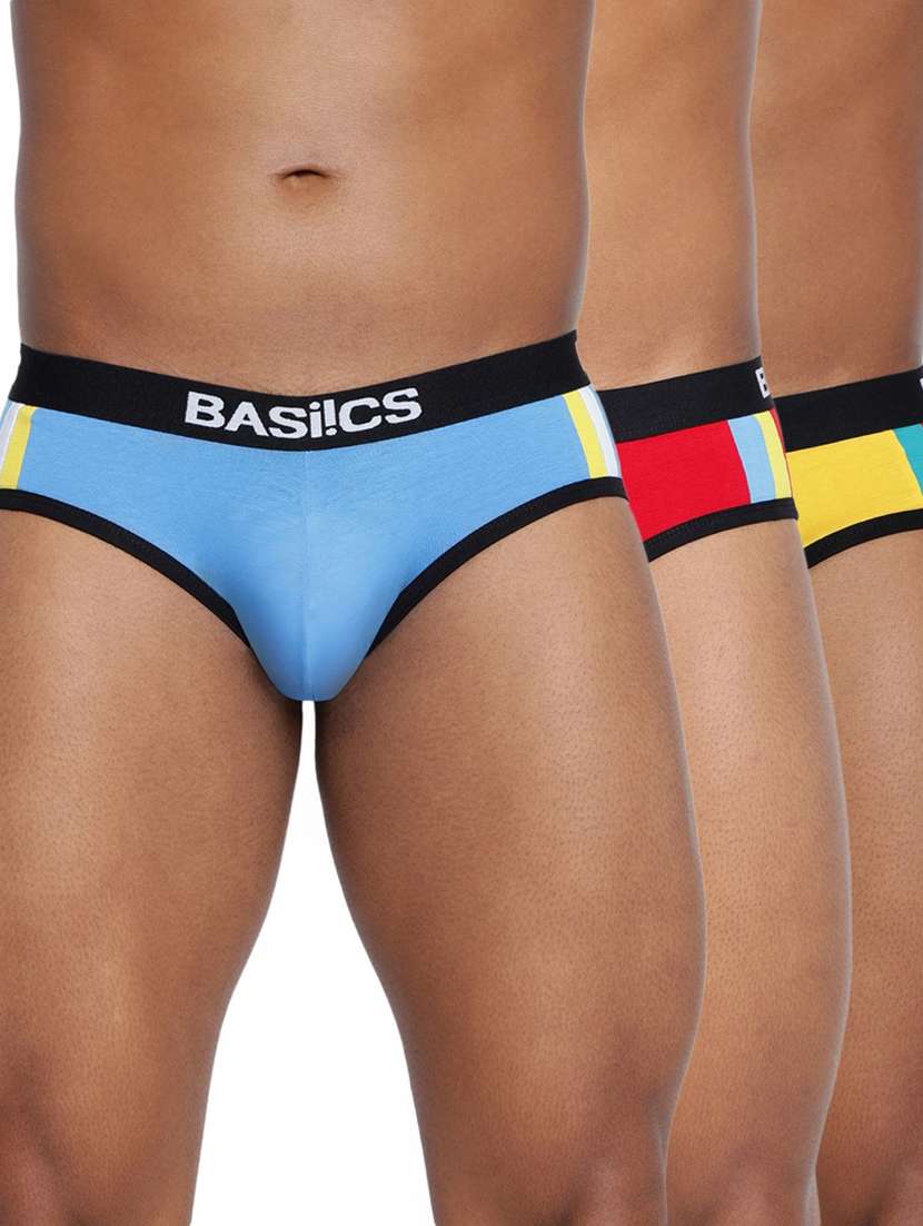 men solid low rise hipster combo