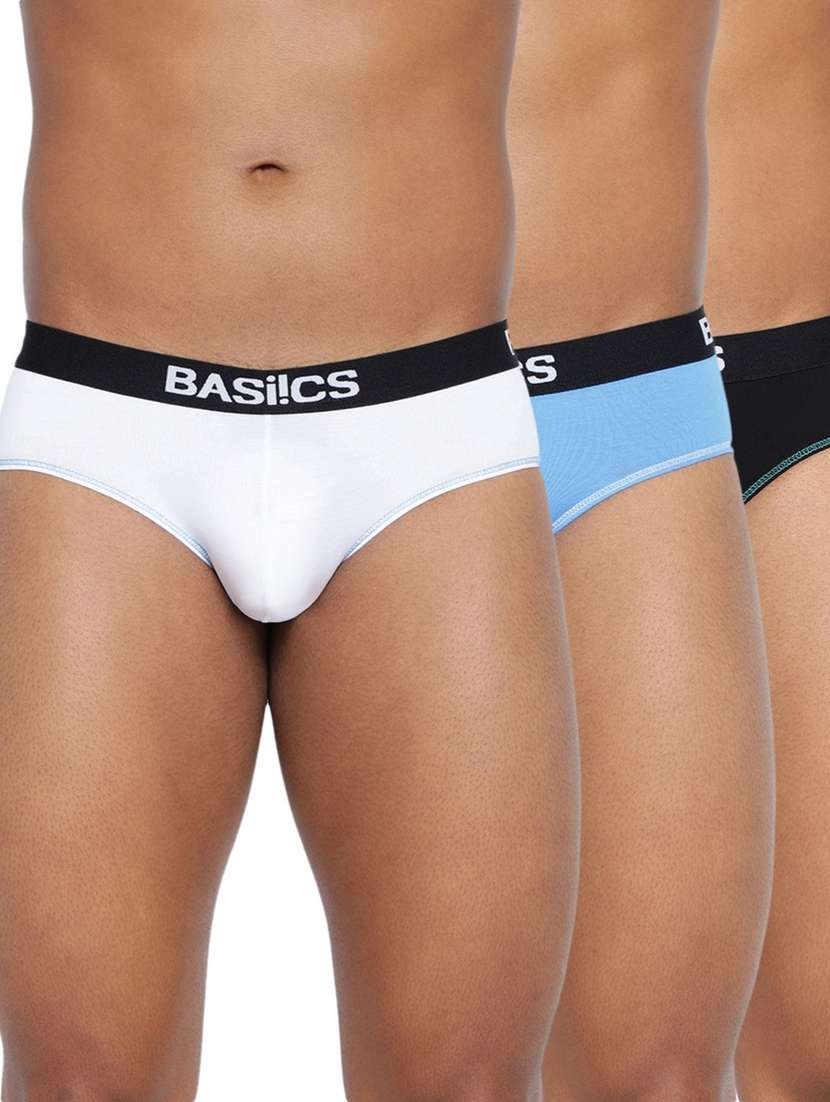 men solid low rise hipster combo