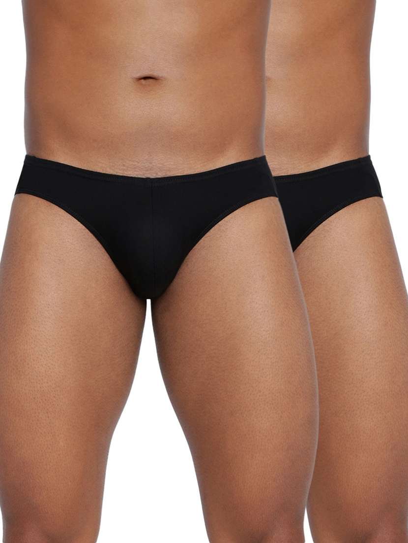 men solid low rise hipster combo