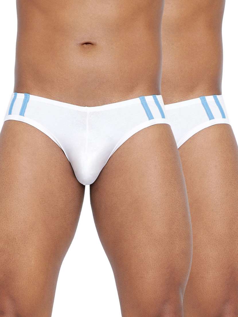 men solid low rise hipster combo