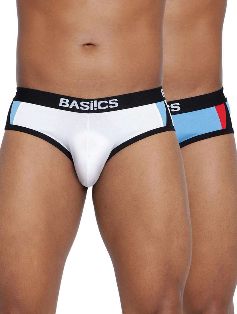 men solid low rise hipster combo