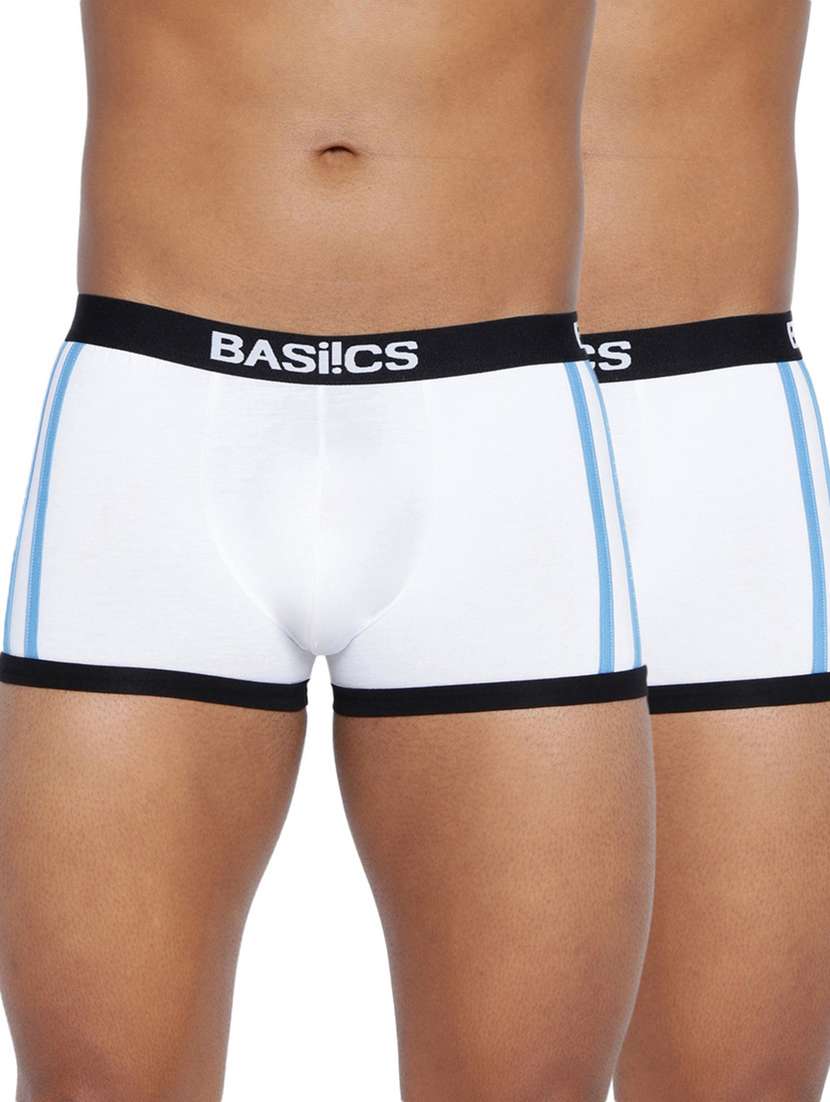 men solid low rise trunks combo