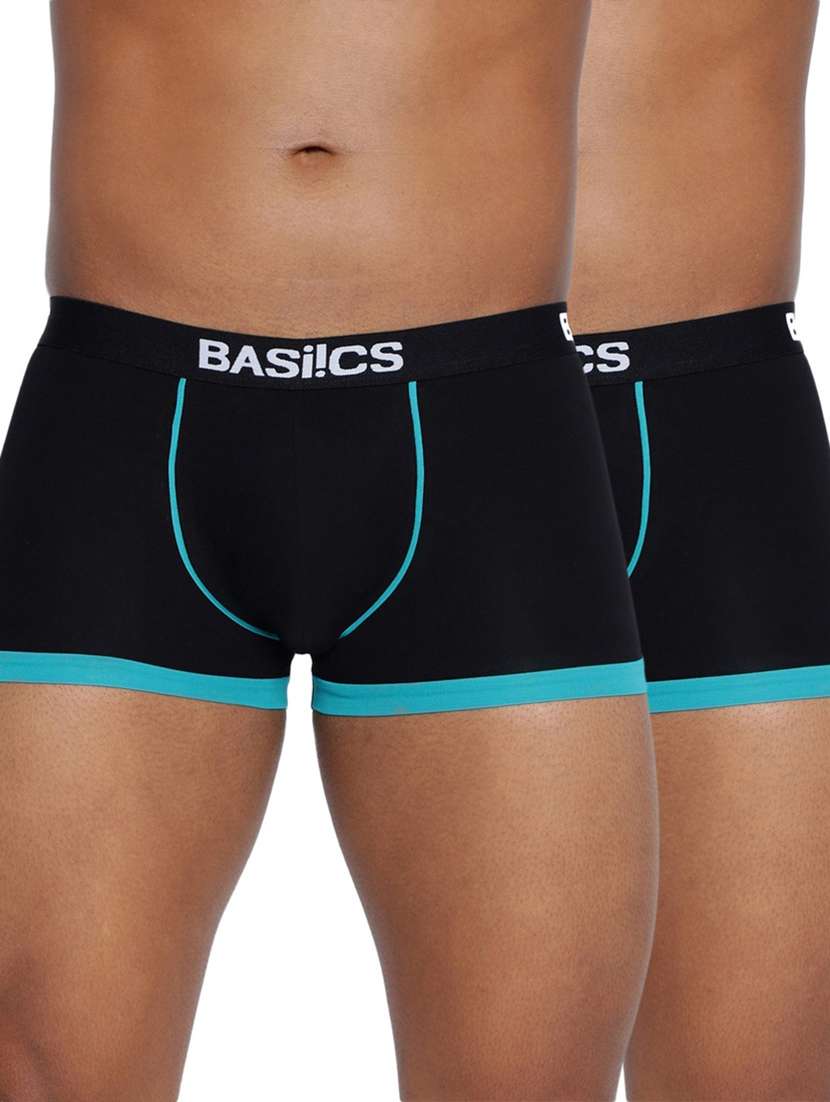 men solid low rise trunks combo