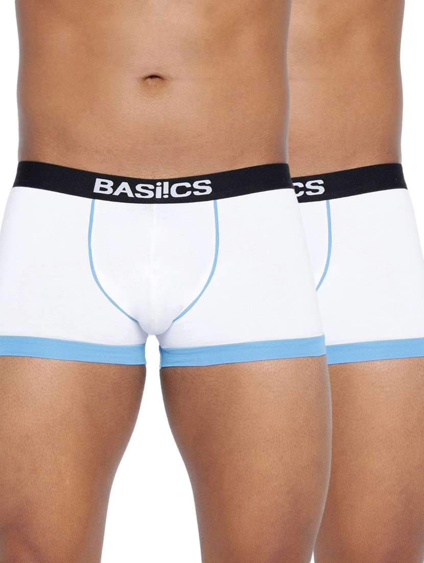 men solid low rise trunks combo