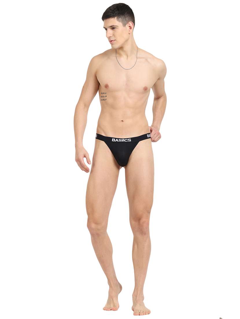 men solid low rise thongs combo - 21679684 -  Standard Image - 3