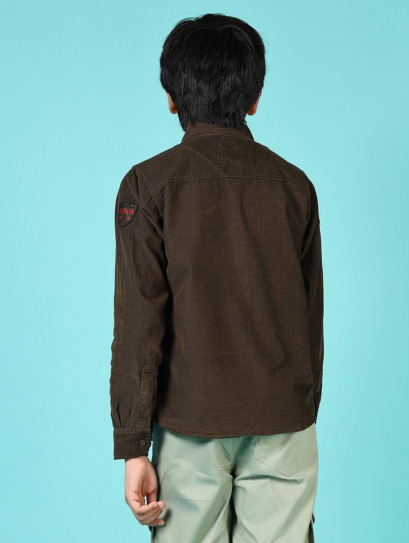 boys solid long sleeve shirt - 21679762 - Standard Image - 3