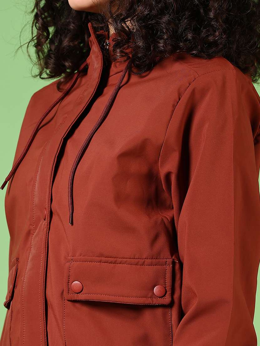 women solid long sleeve jacket - 21679765 -  Standard Image - 3