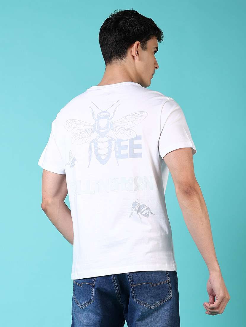 men back print short sleeve t-shirt - 21679788 - Zoom Image - 0
