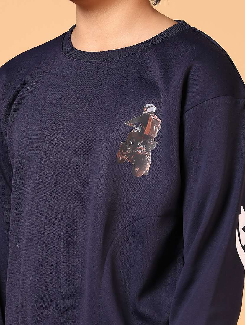 boys printed long sleeve sweatshirt - 21679882 - Standard Image - 3