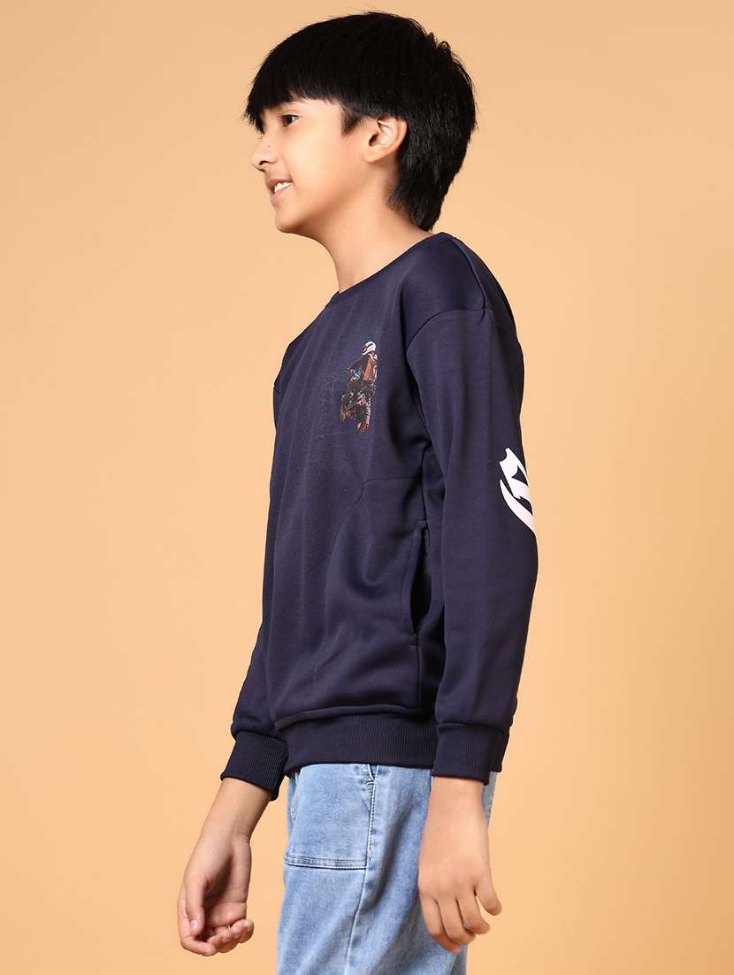 boys printed long sleeve sweatshirt - 21679882 - Standard Image - 5