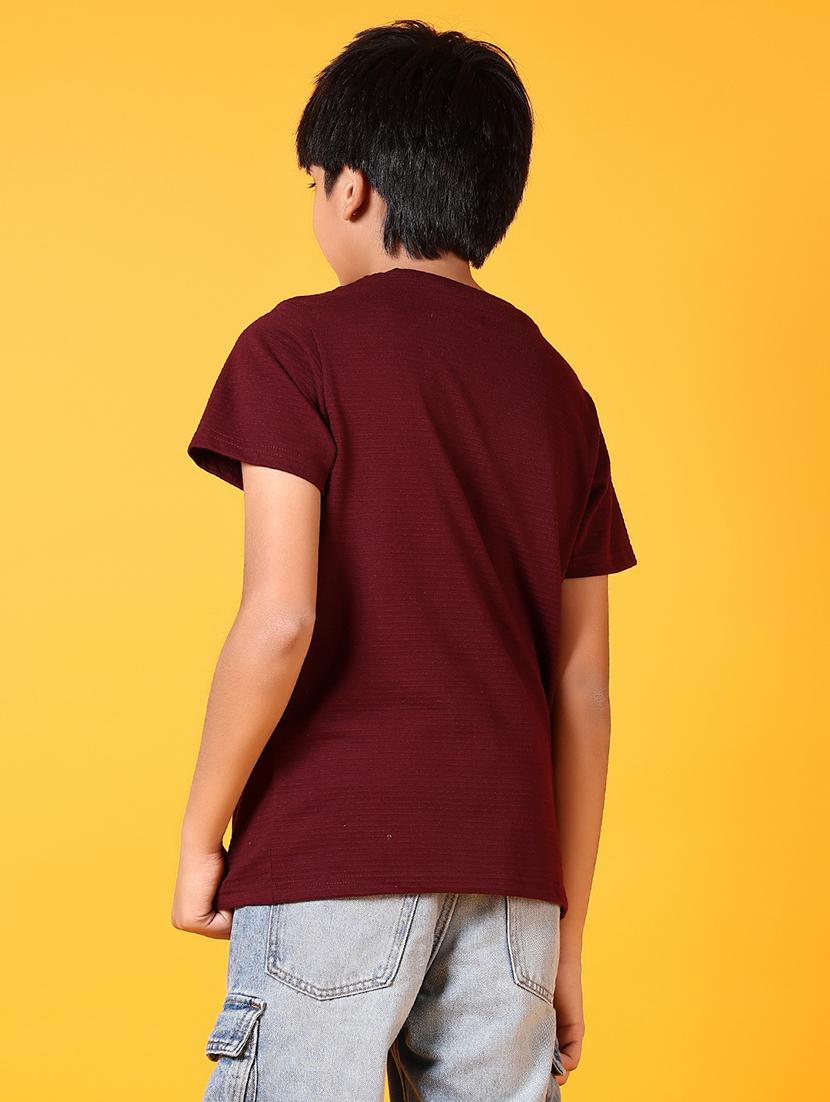 boys short sleeves solid t-shirt - 21679893 - Standard Image - 3