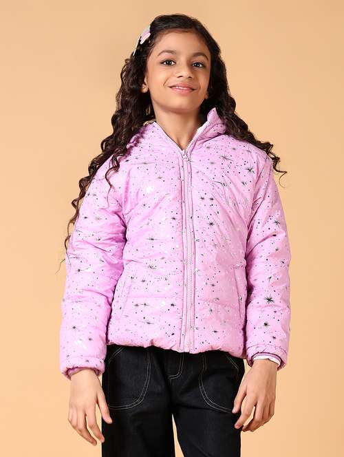 girls quilted long sleeve jacket - 21679963 -  Standard Image - 0