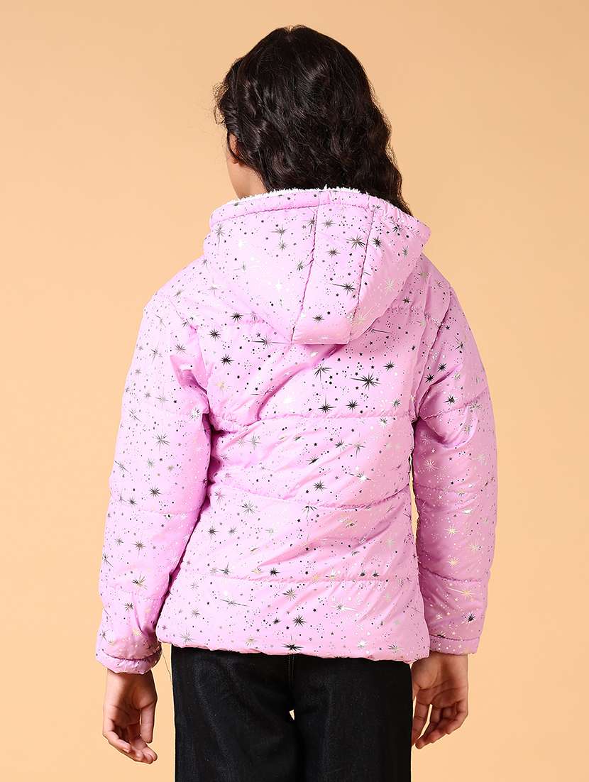 girls quilted long sleeve jacket - 21679963 -  Standard Image - 3