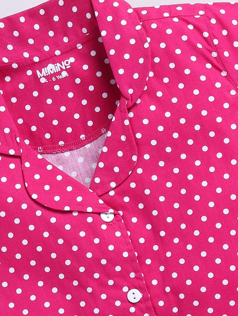 girls shirt & shorts casual wear twin set - 21680714 - Standard Image - 3