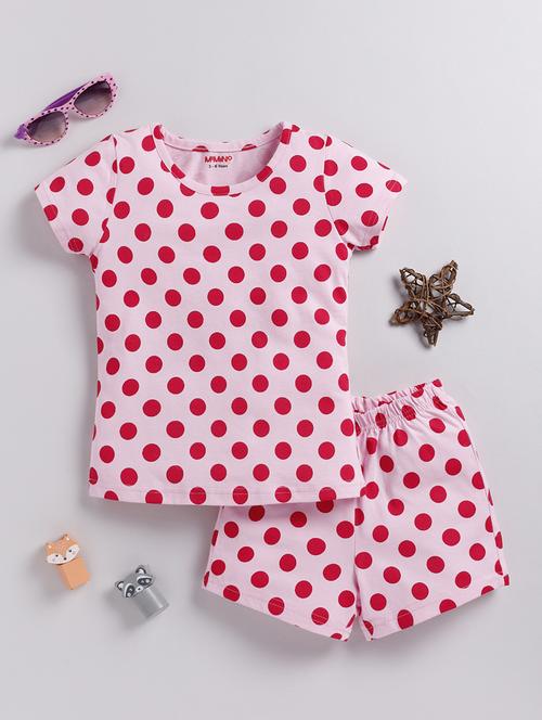girls t-shirt & shorts casual wear twin set - 21680728 - Standard Image - 0