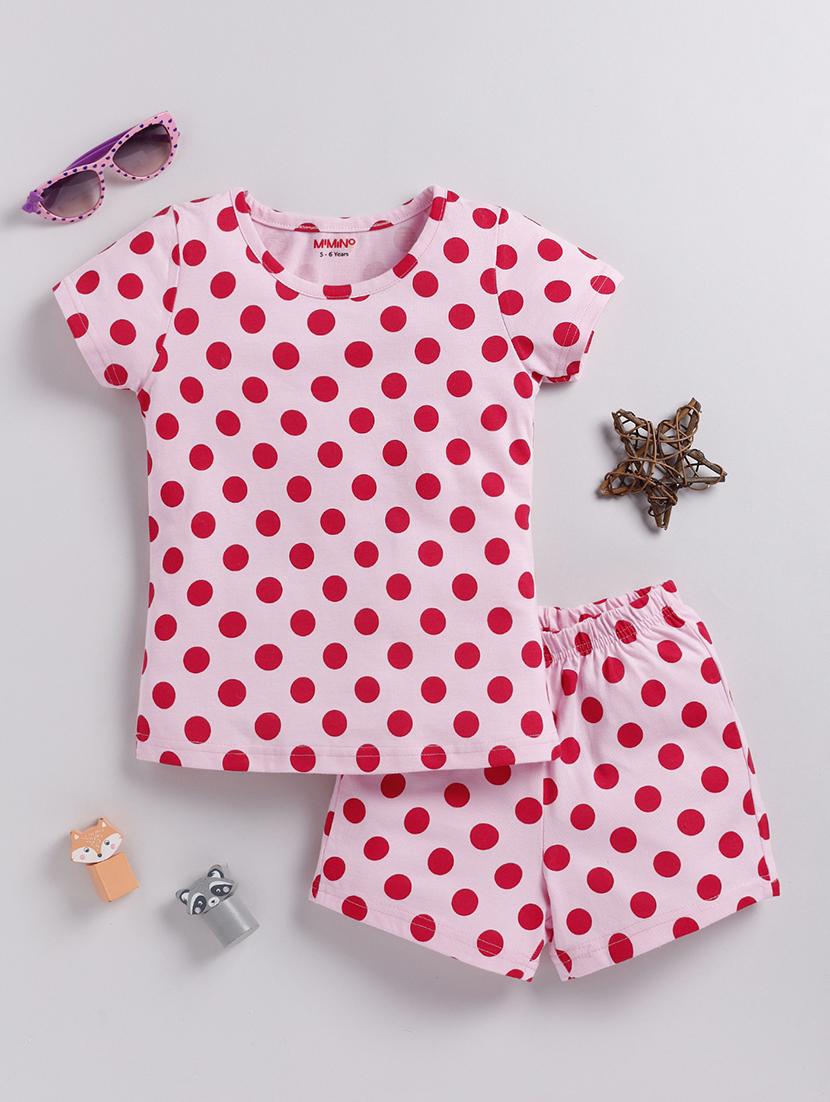 girls t-shirt & shorts casual wear twin set - 21680728 - Zoom Image - 0
