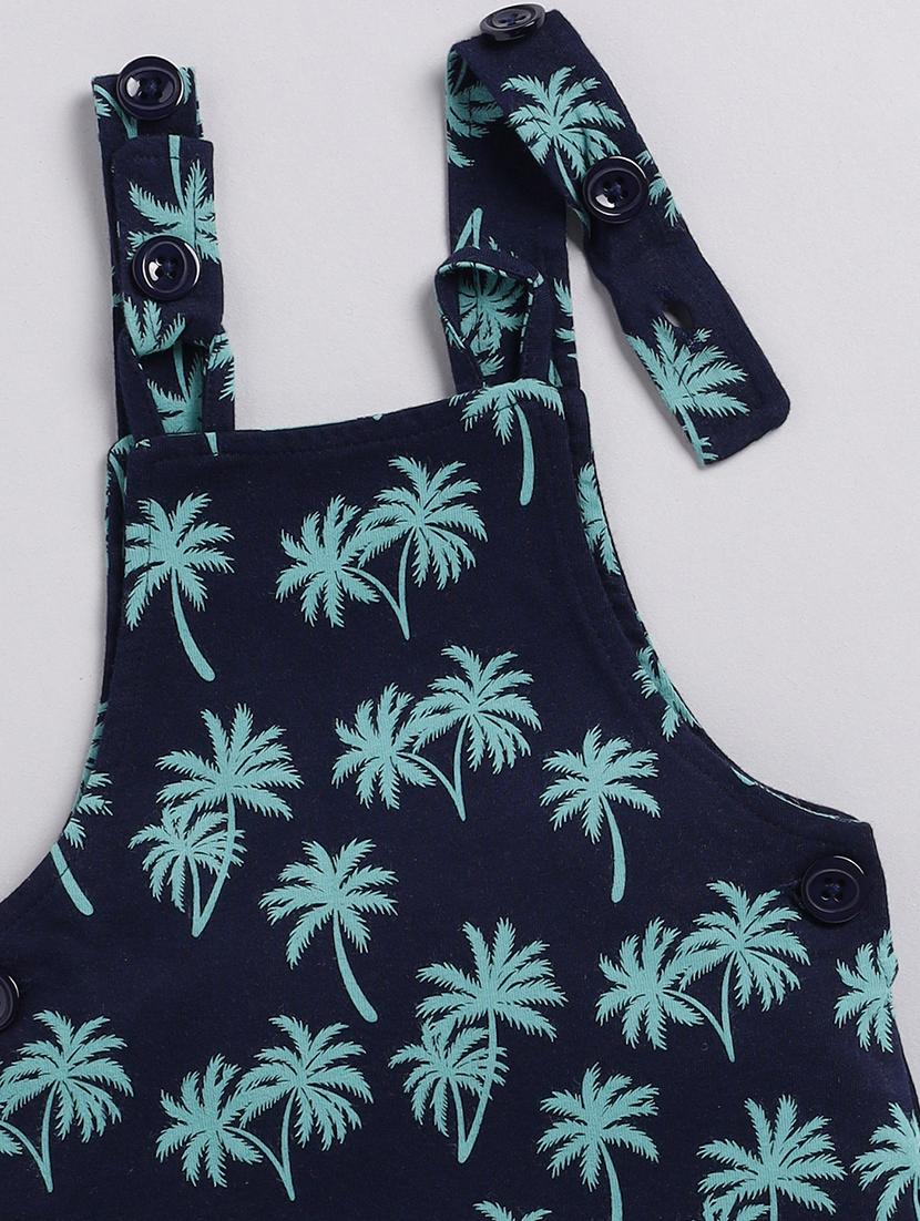 kids printed adjustable strap dungaree - 21680800 - Standard Image - 3