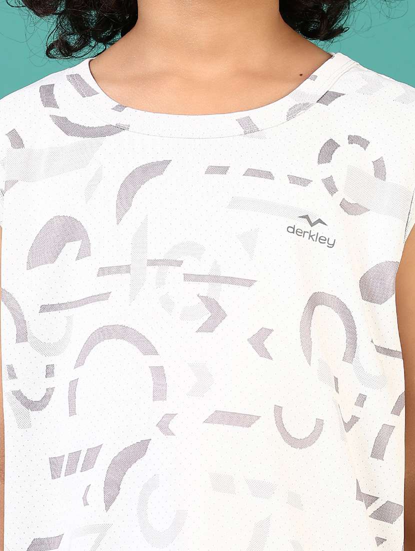 boys white printed sleeveless t-shirt - 21681062 - Standard Image - 5