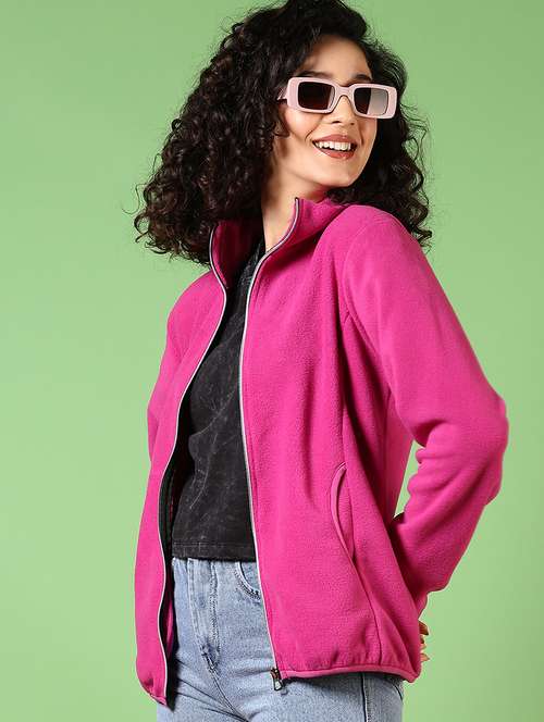 women solid long sleeves sweatshirt - 21681153 -  Standard Image - 0