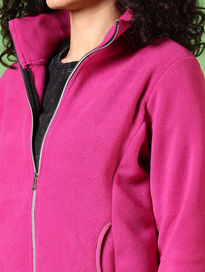 women solid long sleeves sweatshirt - 21681153 -  Standard Image - 3