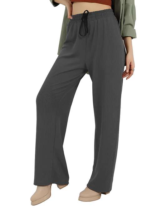 women solid straight palazzo - 21681701 - Standard Image - 0