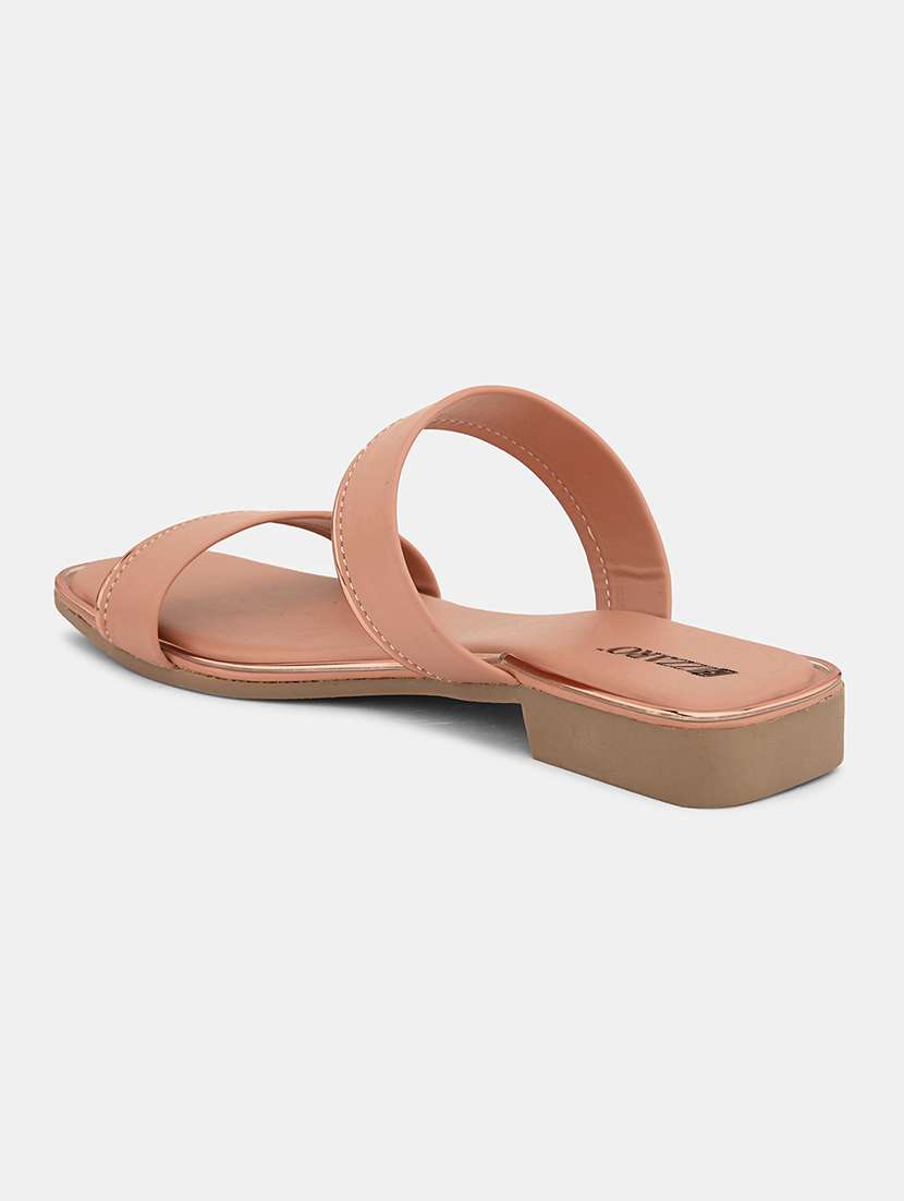 women pink slip on sandal - 21681905 -  Standard Image - 3