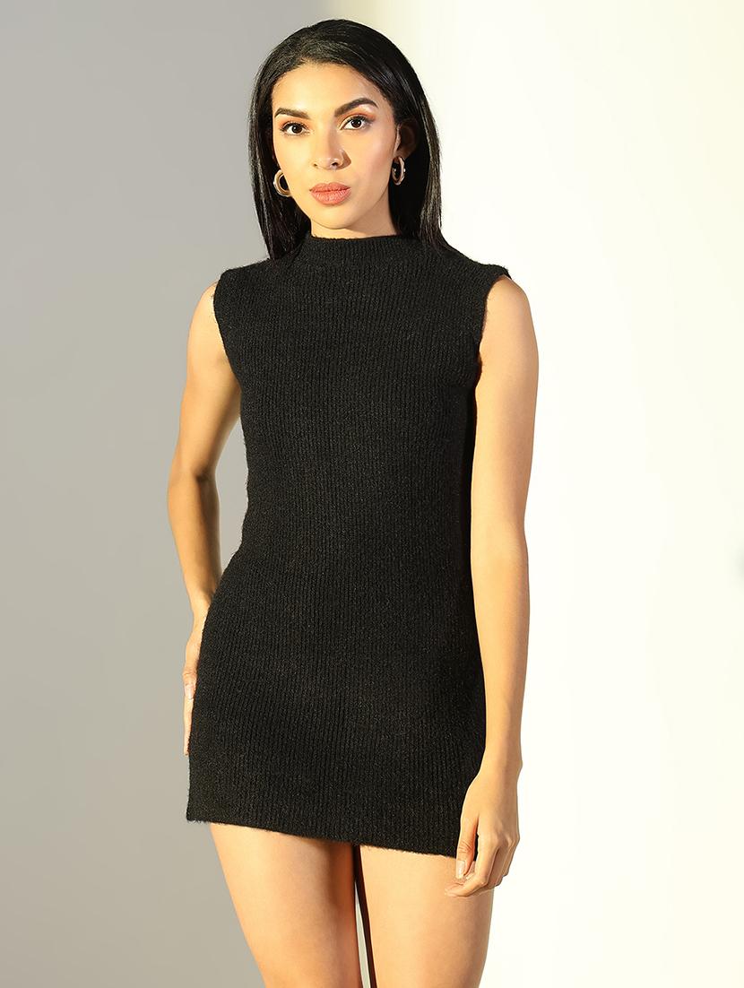 women solid winter wear dress with pullover - 21682041 - Zoom Image - 0