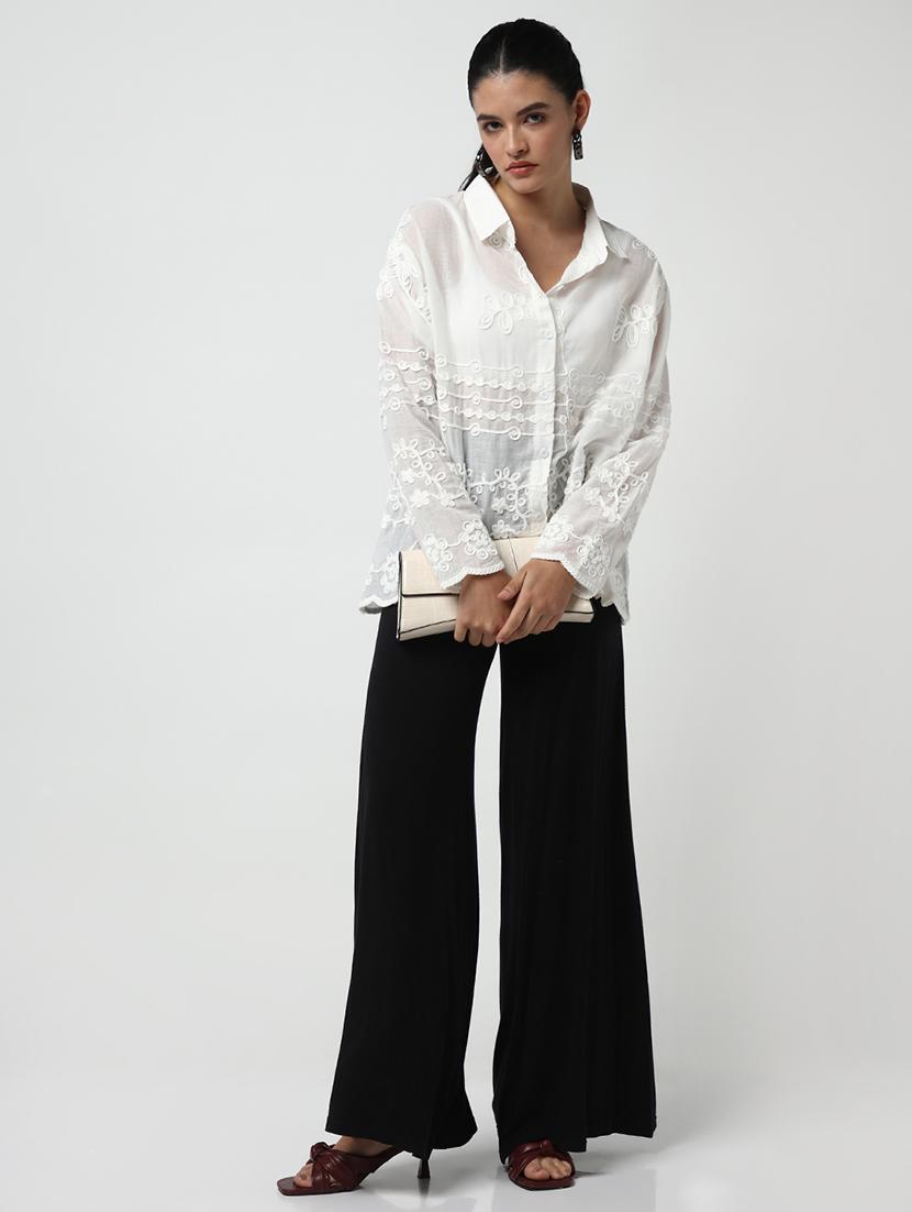 women embroidered long sleeve shirt - 21682207 - Standard Image - 5