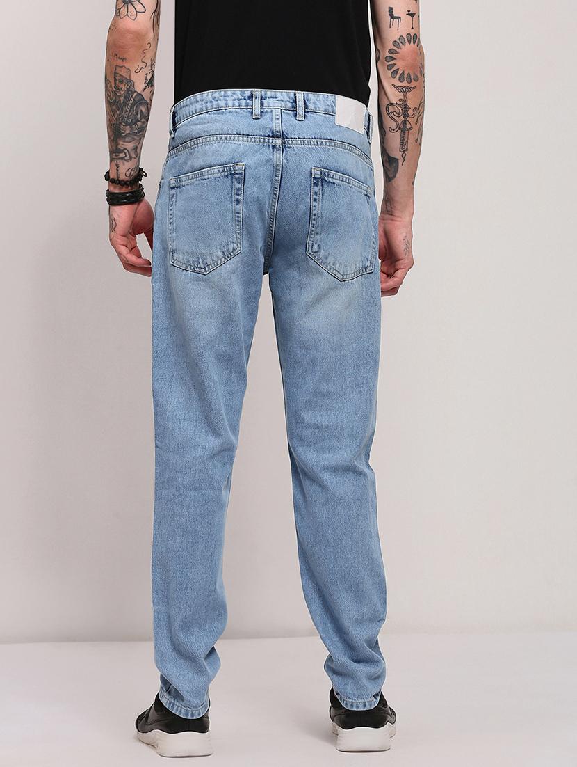 men low rise slim fit plain jeans - 21682342 - Standard Image - 3