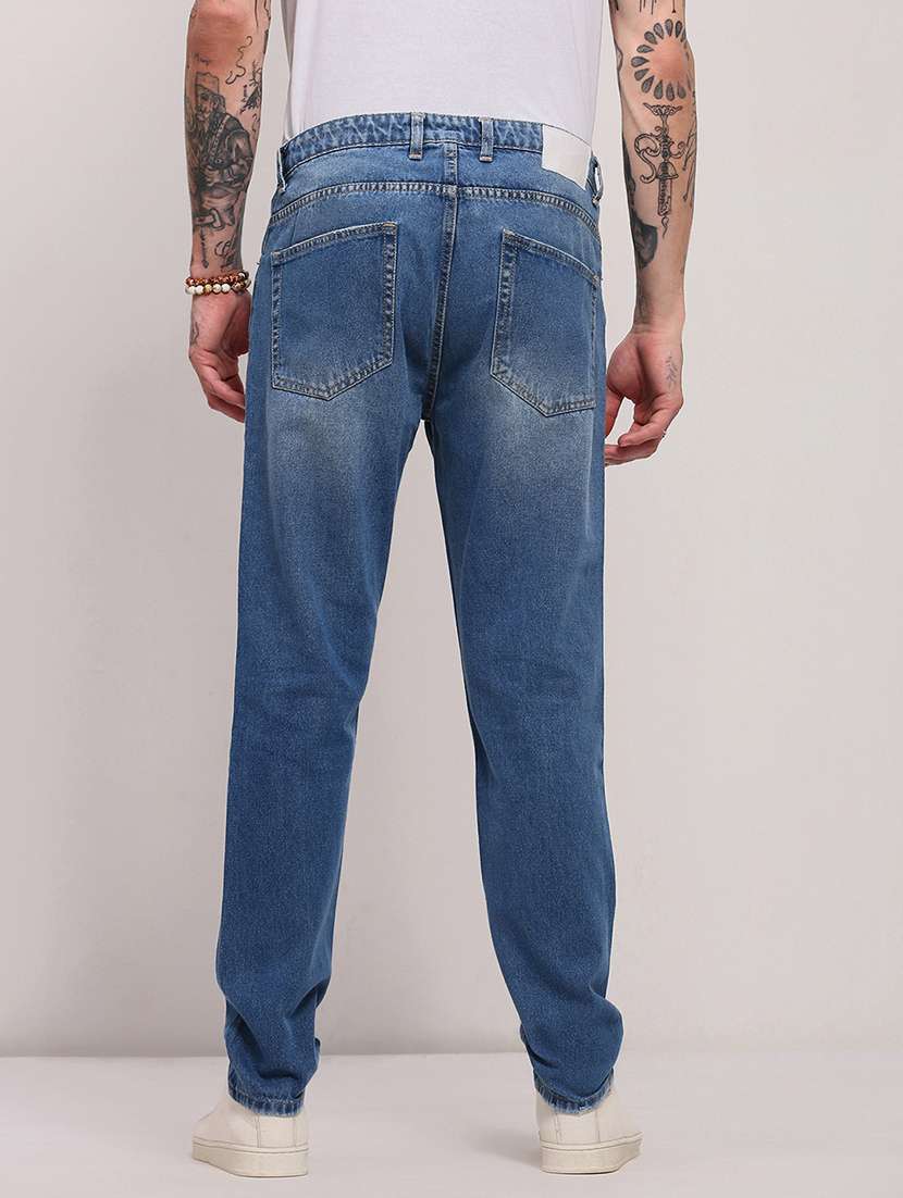men low rise slim fit distressed jeans - 21682343 -  Standard Image - 3
