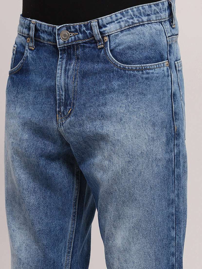 men low rise slim fit plain jeans - 21682344 - Standard Image - 5