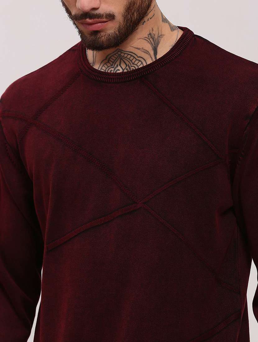 men long sleeves plain pullover - 21682418 -  Standard Image - 5