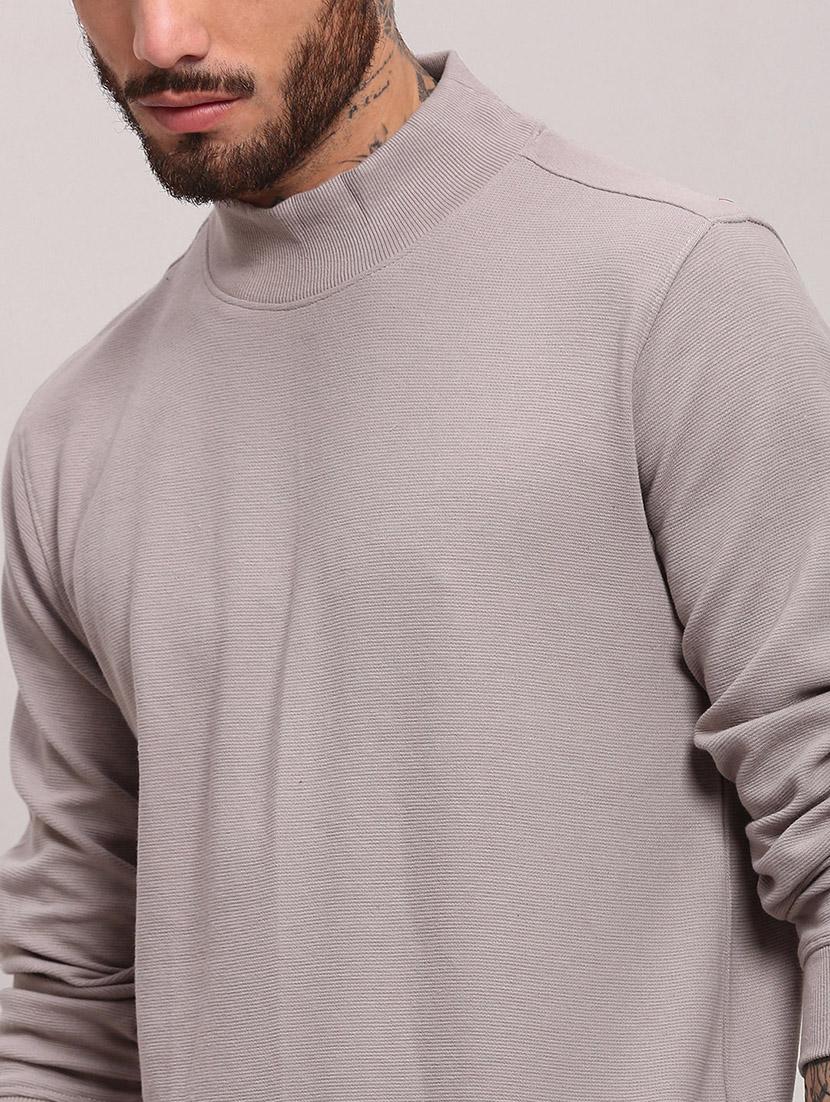 men long sleeves plain pullover - 21682423 - Standard Image - 5