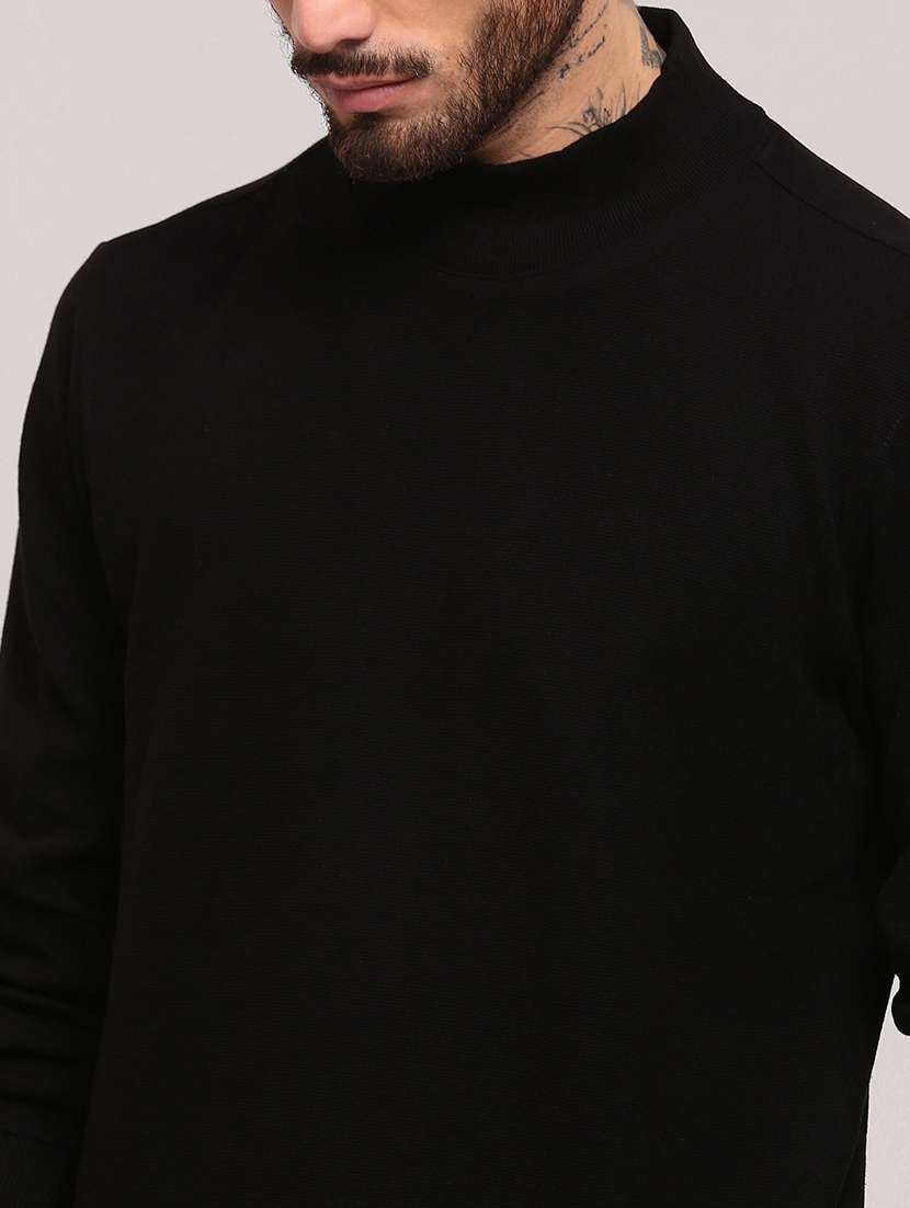 men long sleeves plain pullover - 21682424 -  Standard Image - 5