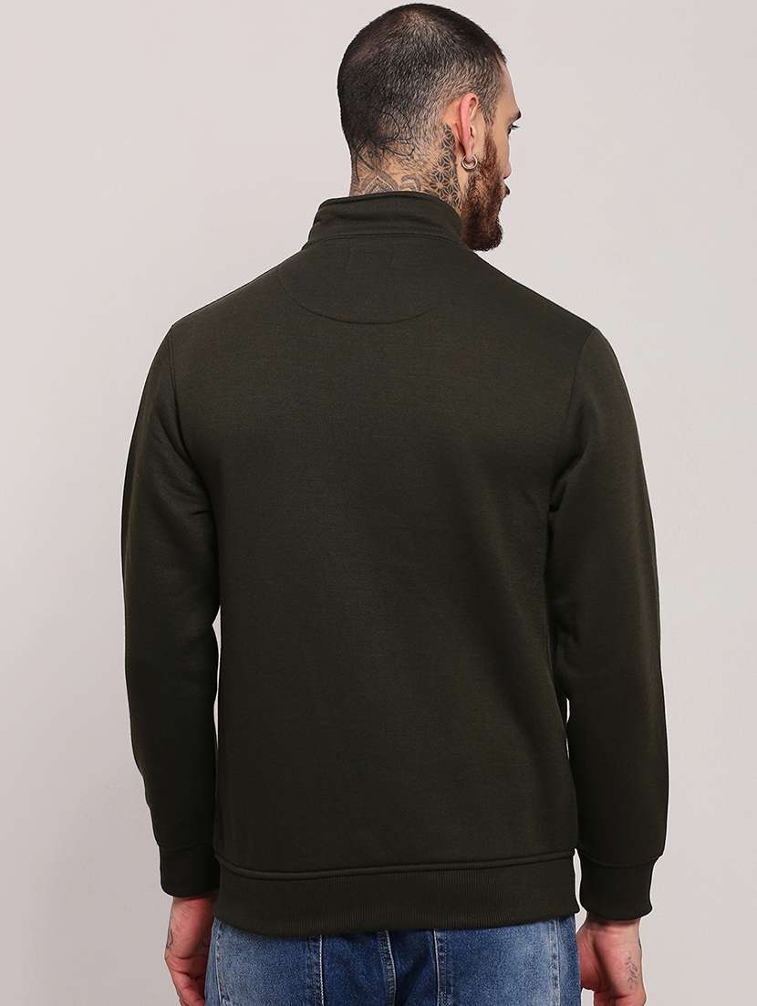 men long sleeves plain sweatshirt - 21682433 - Standard Image - 3