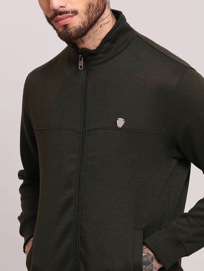 men long sleeves plain sweatshirt - 21682433 - Standard Image - 5