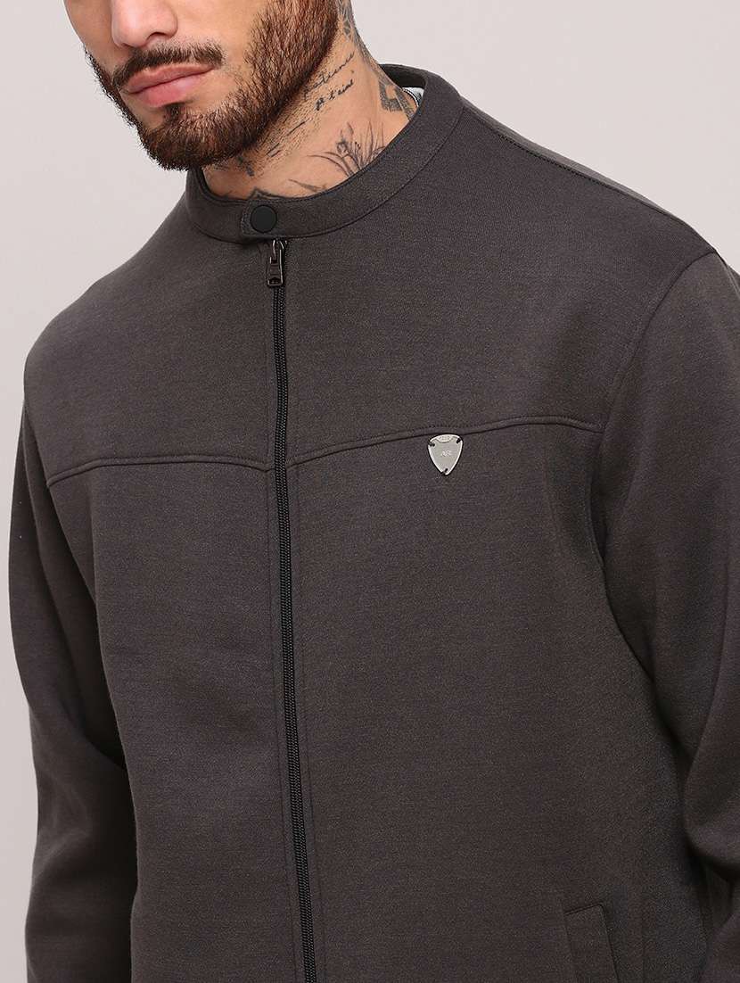 men long sleeves plain sweatshirt - 21682435 -  Standard Image - 5