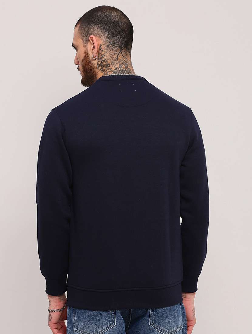men long sleeves plain sweatshirt - 21682436 -  Standard Image - 3