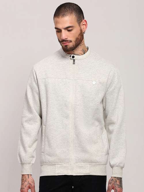 men long sleeves plain sweatshirt - 21682439 - Standard Image - 0