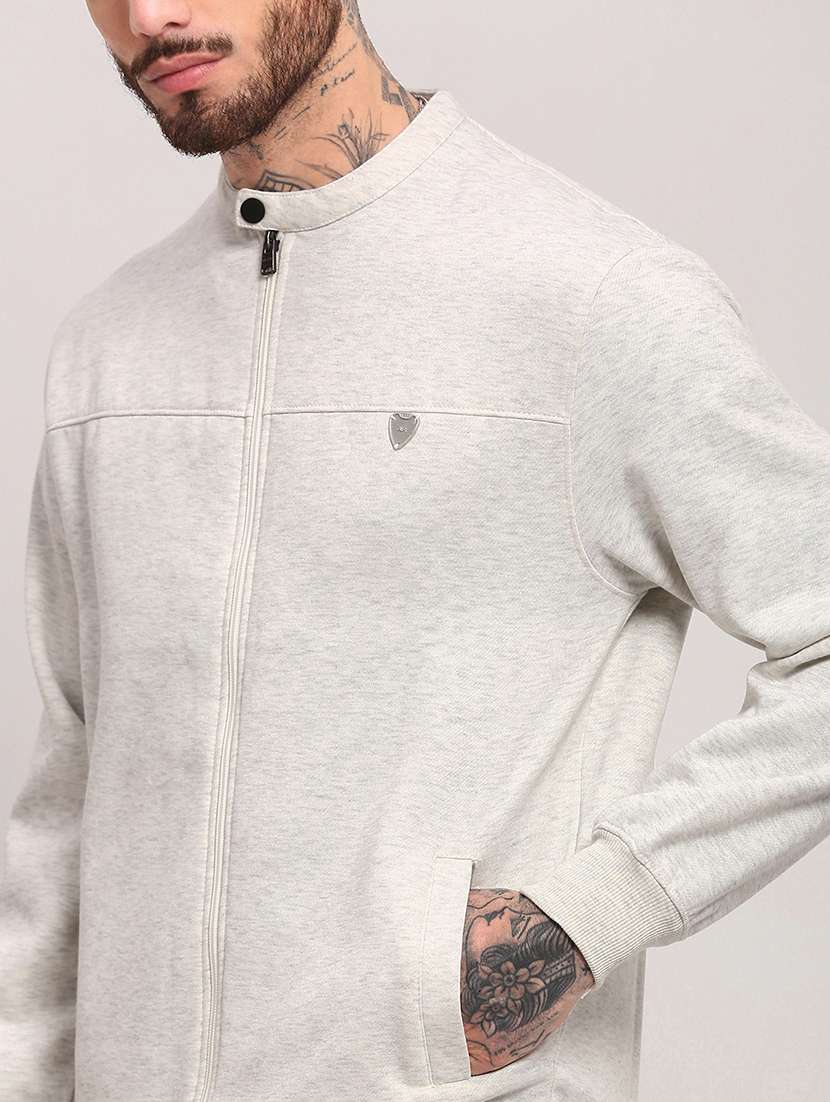 men long sleeves plain sweatshirt - 21682439 - Standard Image - 5