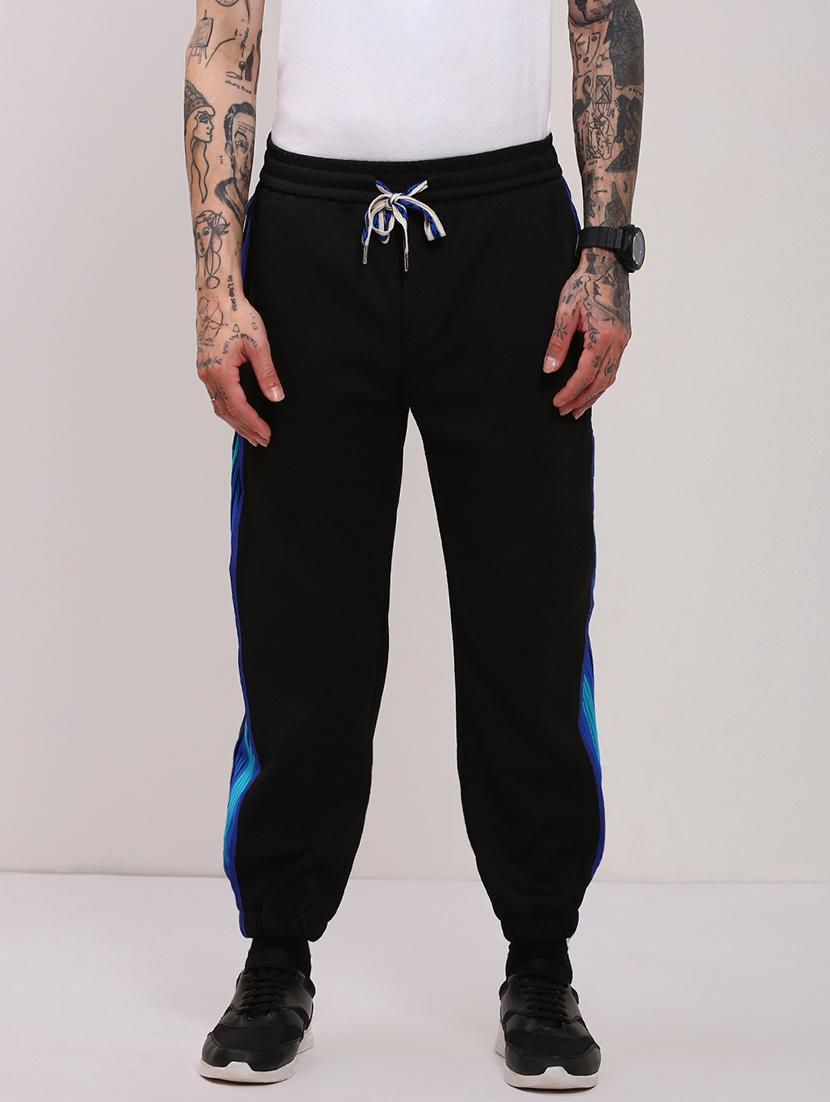 men mid rise side taped joggers - 21682441 - Zoom Image - 0