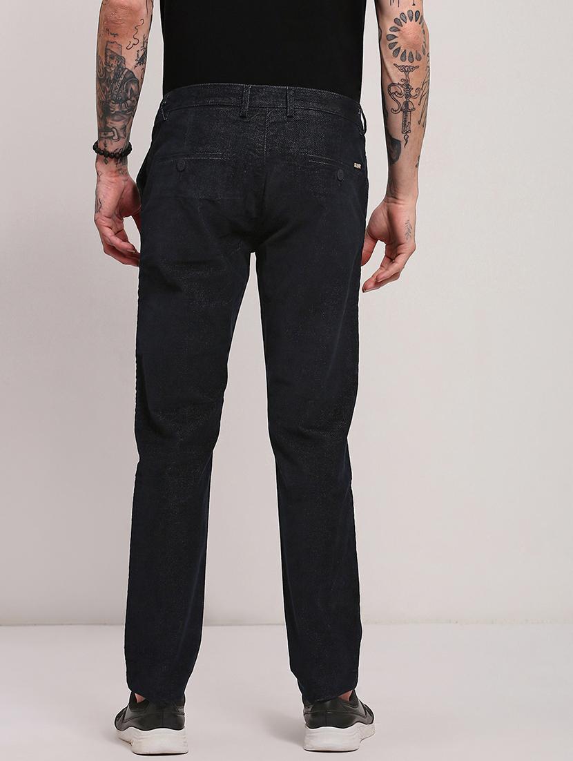 men low rise solid chinos - 21682453 - Standard Image - 3