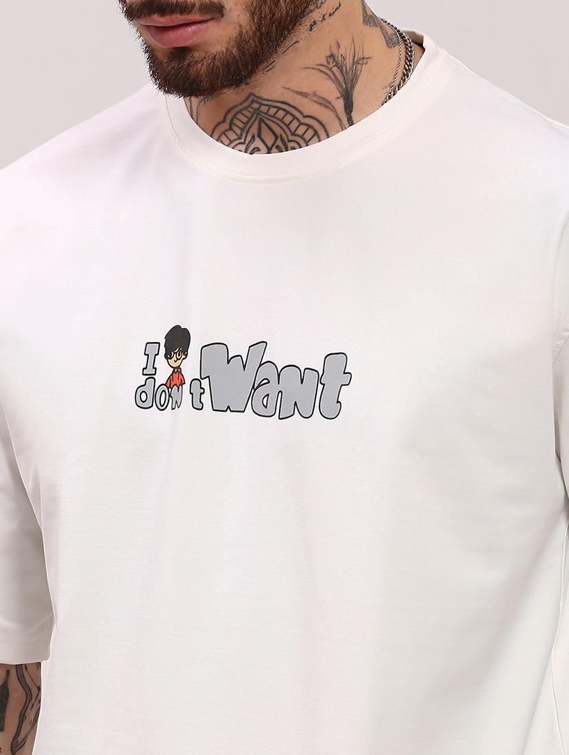 men round neck front & back print t-shirt - 21682489 - Standard Image - 5