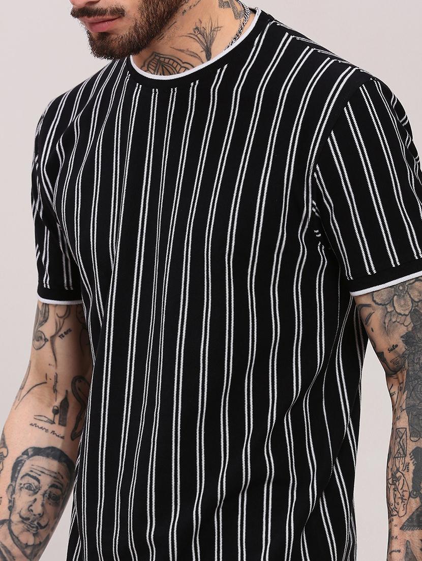 men short sleeves striped t-shirt - 21682491 - Standard Image - 5