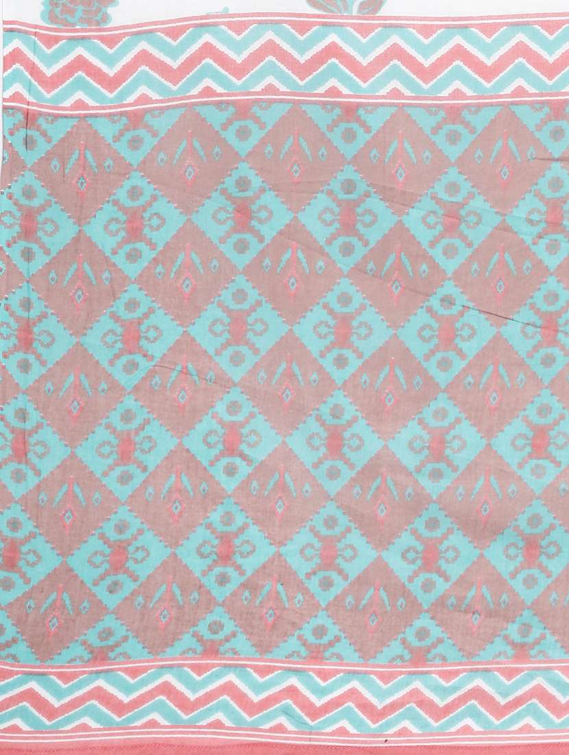 women printed notch neck suit set - 21682812 - Standard Image - 5
