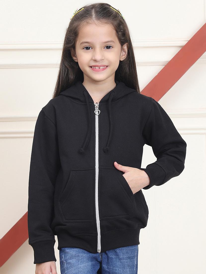 girls solid hooded sweatshirt - 21682865 - Zoom Image - 0