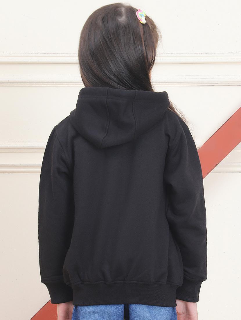 girls solid hooded sweatshirt - 21682865 - Standard Image - 3