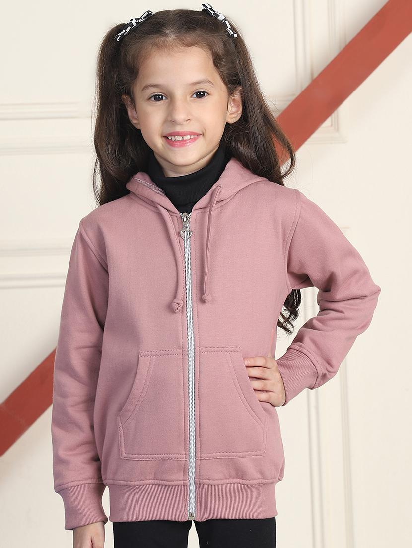 girls solid hooded sweatshirt - 21682867 - Zoom Image - 0